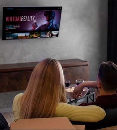 StremLux VOD library with movies and series
